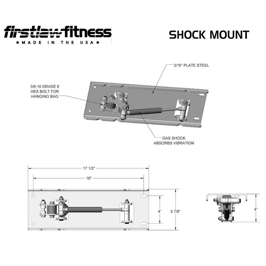 Rival Boxing Gear Firstlaw Fitness Heavy Bag Shock Mount - 150lb 5 Rival Boxing Gear Firstlaw Fitness Heavy Bag Shock Mount - 150lb