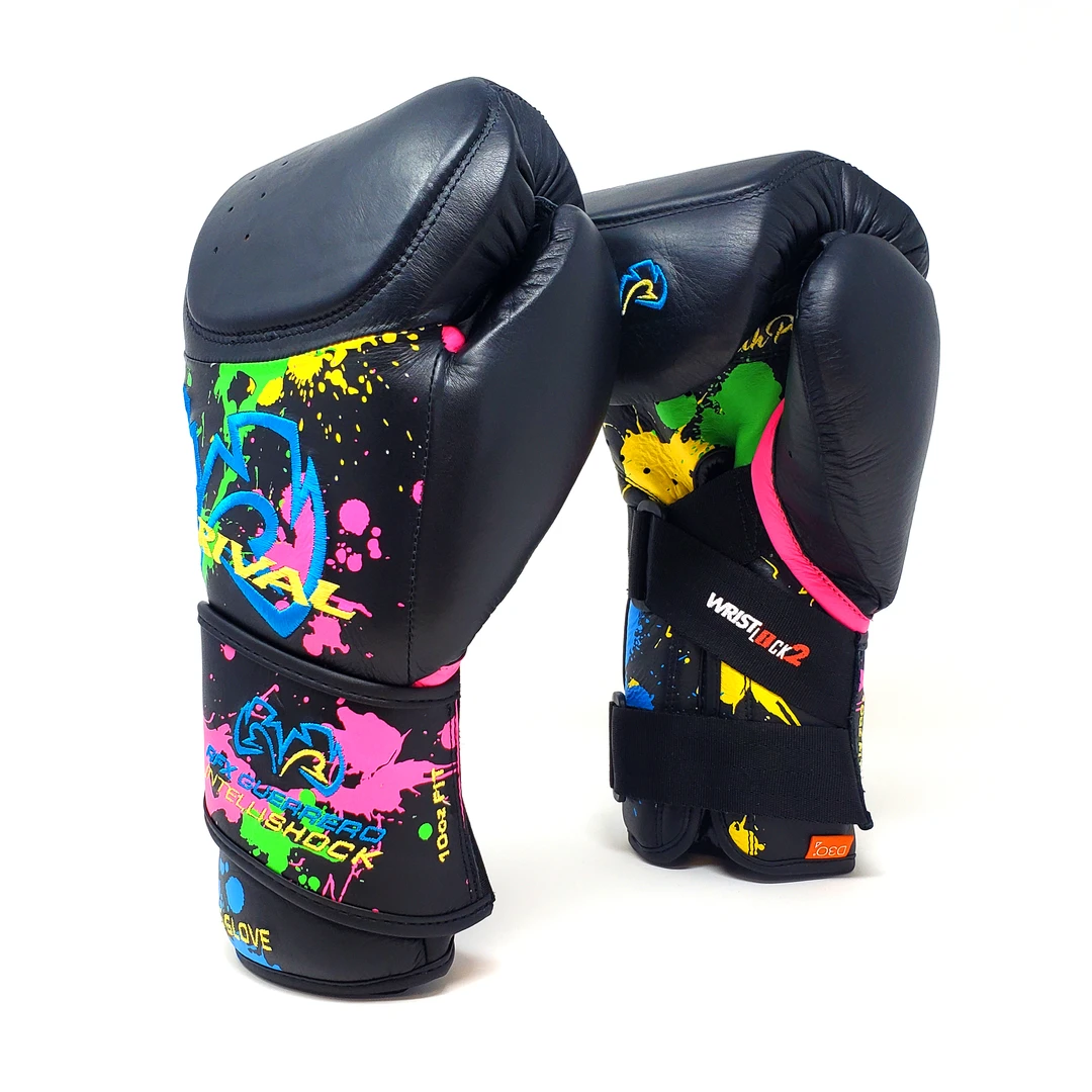 Rival Boxing Gear Rival RFX-Guerrero Intelli-Shock Bag Gloves Paint Splash Edition 5 Rival Boxing Gear Rival RFX-Guerrero Intelli-Shock Bag Gloves Paint Splash Edition